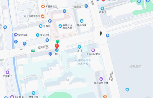 苏州高等职业技术学校石路校区(苏州市爱河桥路18号)