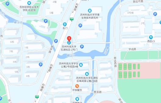 苏州科技大学石湖校区(江苏省苏州市虎丘区科慧路2号门)